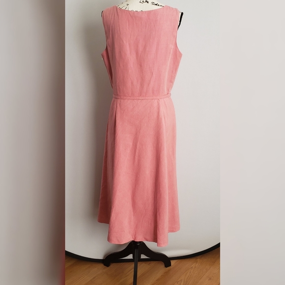 Ann Taylor Loft Sleeveless Belted Dress - Picture 3 of 9